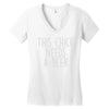 this chick needs a beer Women's V-Neck T-Shirt