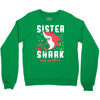 sister shark doo doo doo family matching Crewneck Sweatshirt