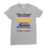 I Never Dreamed I'd Grow Up To Be A Super Cool Mom Of A Freaking Aweso Ladies Fitted T-Shirt
