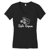 spin squad Women's V-Neck T-Shirt
