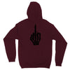Flipping Someone Off Unisex Hoodie
