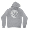 cannabis fingerprinting (white) Unisex Hoodie