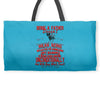 zebra animals lover Weekender Totes
