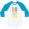 Lightsaber Rainbow 3/4 Sleeve Shirt