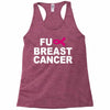 fuck breast cancer Racerback Tank