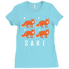 four fox sake Ladies Fitted T-Shirt