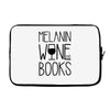 melanin wine books Laptop sleeve