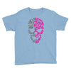 two coloured skull Youth Tee