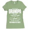I'm Called Grandpa Because I'm Way Too Cool To Be Called Grandfather Ladies Fitted T-Shirt