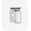August Girl Facts Virgo Mousepad