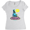 power noodles Women's Triblend Scoop T-shirt
