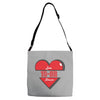 Love Adjustable Strap Totes