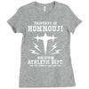 Property Of Honnouji Athletics Dept Ladies Fitted T-Shirt
