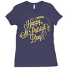 happy st patrick's day Ladies Fitted T-Shirt