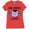 mr. metal Ladies Fitted T-Shirt