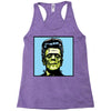 frankenstein pop art Racerback Tank