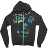 wake up and drink a coffee Zipper Hoodie