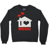 new i love house Crewneck Sweatshirt
