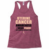 Uterine Cancer Awareness I Wear Peach For Some Special To Me Racerback Tank