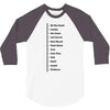Beard Growth Scale 3/4 Sleeve Shirt