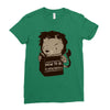 how to be vegetarian Ladies Fitted T-Shirt