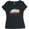 how i roll ambulance Women's Triblend Scoop T-shirt