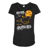 horse riders Maternity Scoop Neck T-shirt