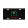 ugly dinosaur christmas License Plate