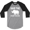 chubby unicorn 3/4 Sleeve Shirt