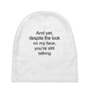 still talking light Baby Beanies