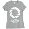 test subject 2 Ladies Fitted T-Shirt
