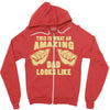 amazing dad Zipper Hoodie