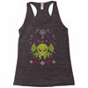 Merry Cthulhu Christmas Ugly Cool T shirts Racerback Tank