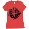 old school Ladies Fitted T-Shirt