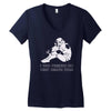 sad trooper Women's V-Neck T-Shirt