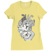 Heart Ladies Fitted T-Shirt