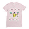 pokemon christmas ugly Ladies Fitted T-Shirt