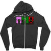 triforce legend of zelda, ideal gift or birthday present. Zipper Hoodie