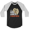 This Girl Loves Her Lhasa Apso 3/4 Sleeve Shirt