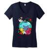 pik pak Women's V-Neck T-Shirt