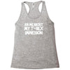 childrens ask me about my t rex flip Racerback Tank