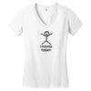 i pooped today Women's V-Neck T-Shirt