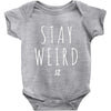 Juanpa Zurita Stay Weird Baby Onesie