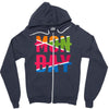 monday crossed out Zipper Hoodie