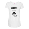 coffee is always a good idea (2) Maternity Scoop Neck T-shirt