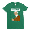 your mom freud Ladies Fitted T-Shirt