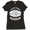 new grumpy old men's club Ladies Fitted T-Shirt