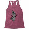 olaf frozen disney cartoon Racerback Tank