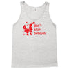 don't stop believin funny christmas Tank Top