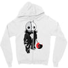 creepy doll trick or treat Zipper Hoodie